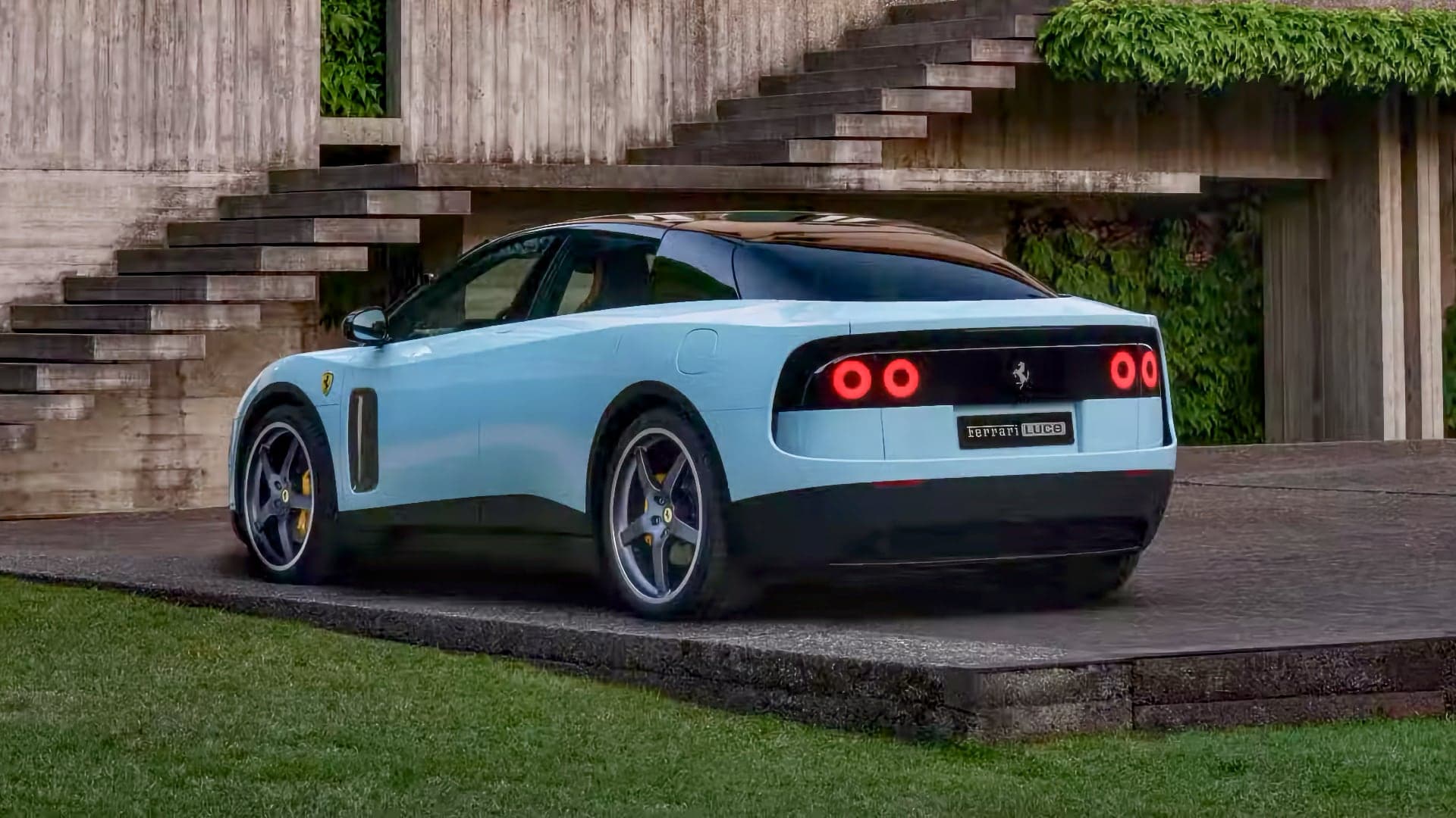 Ferrari Luce, zezadu | Zdroj: Ferrari