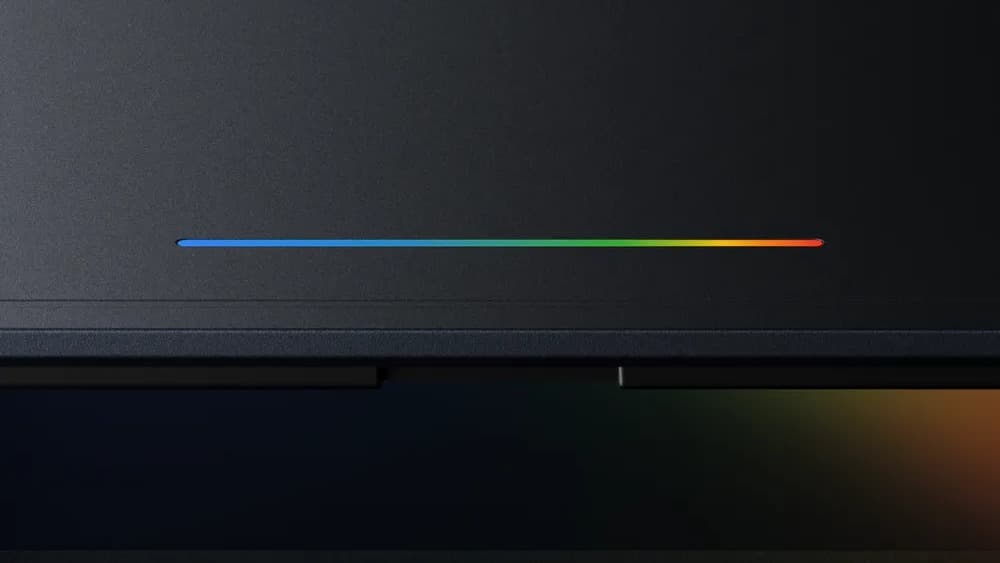 Googlebook a světelný pruh Glowbar | Zdroj: Google