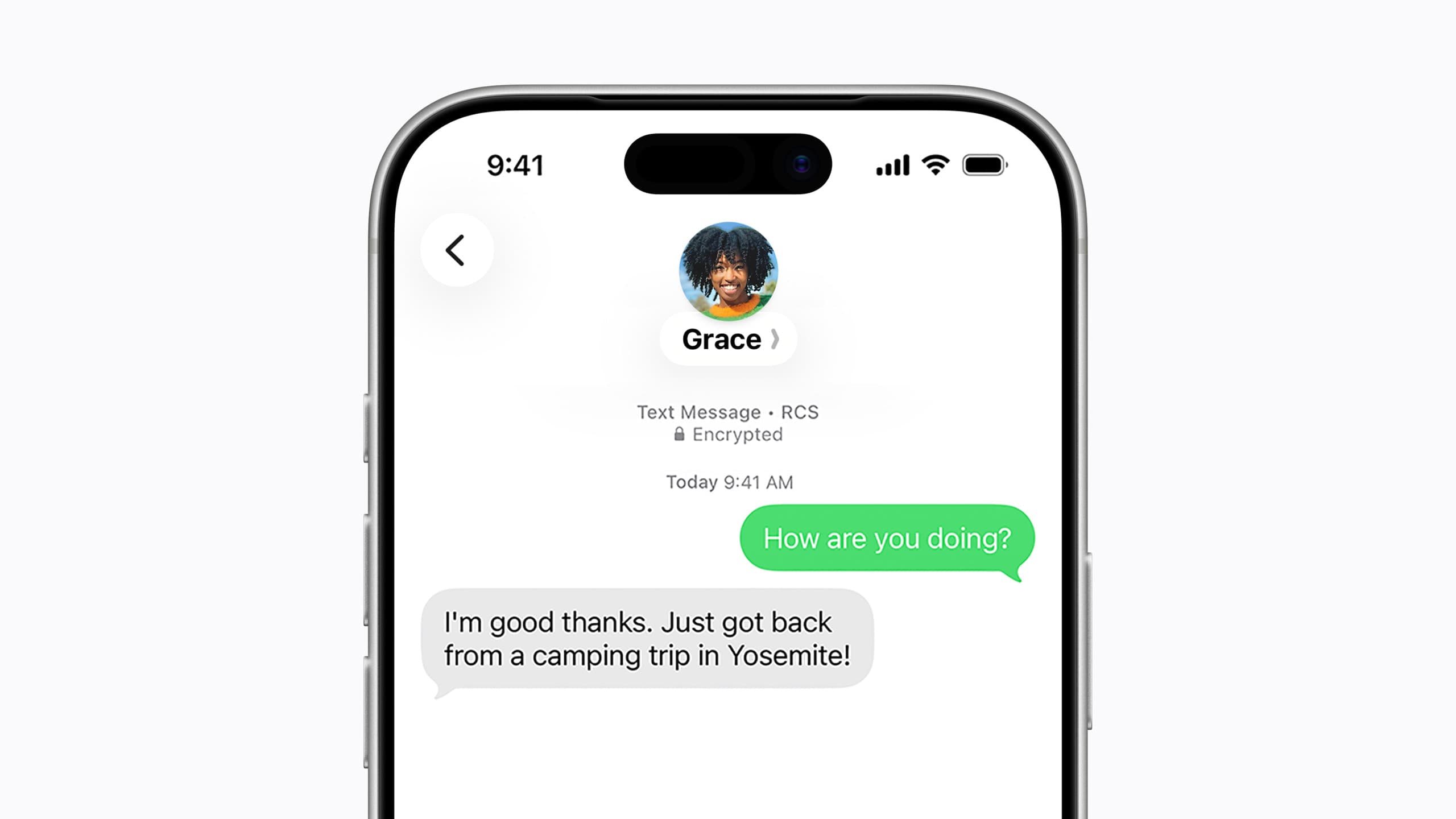 Šifrované RCS chaty v iOS | Zdroj: Apple