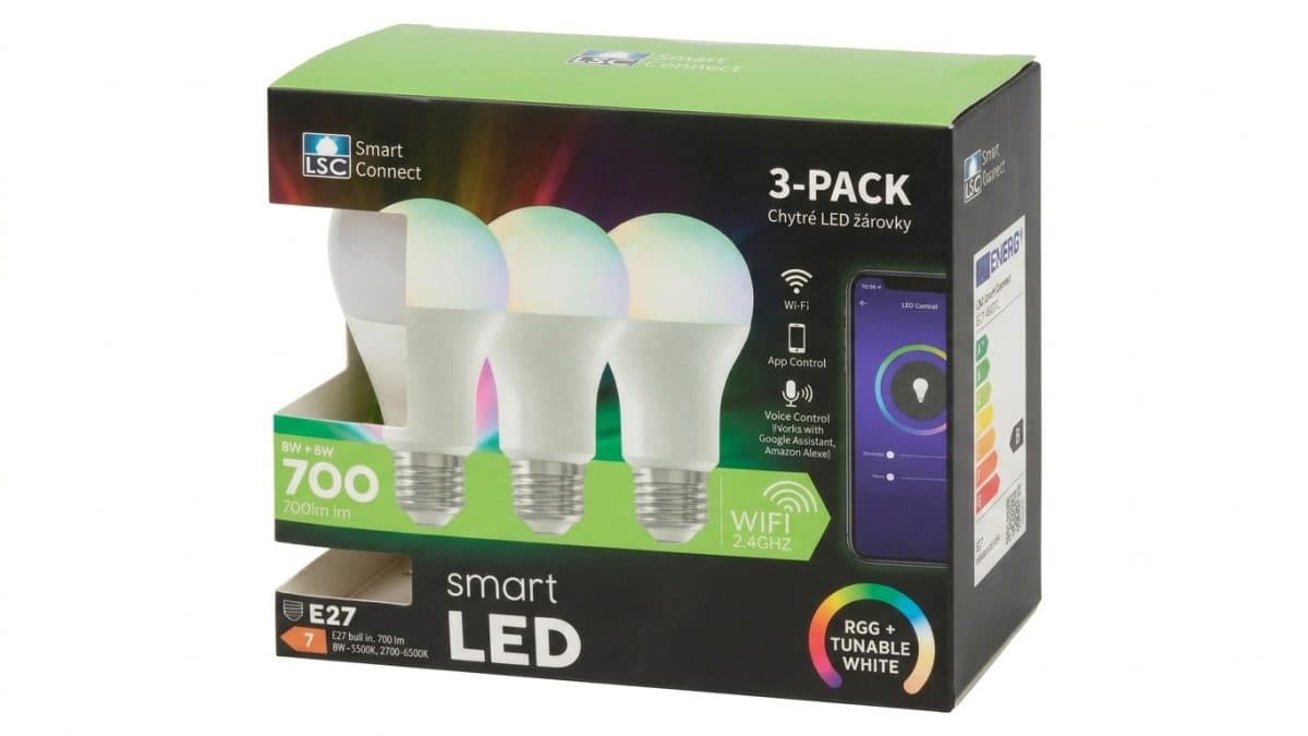 Chytré LED žárovky LSC Smart Connect | Zdroj: Action