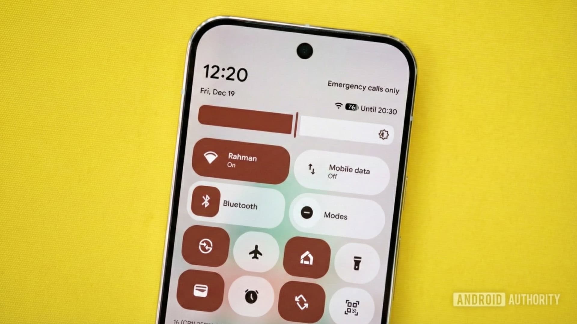 Android 17, Wi-Fi přepínač | Zdroj: Android Authority