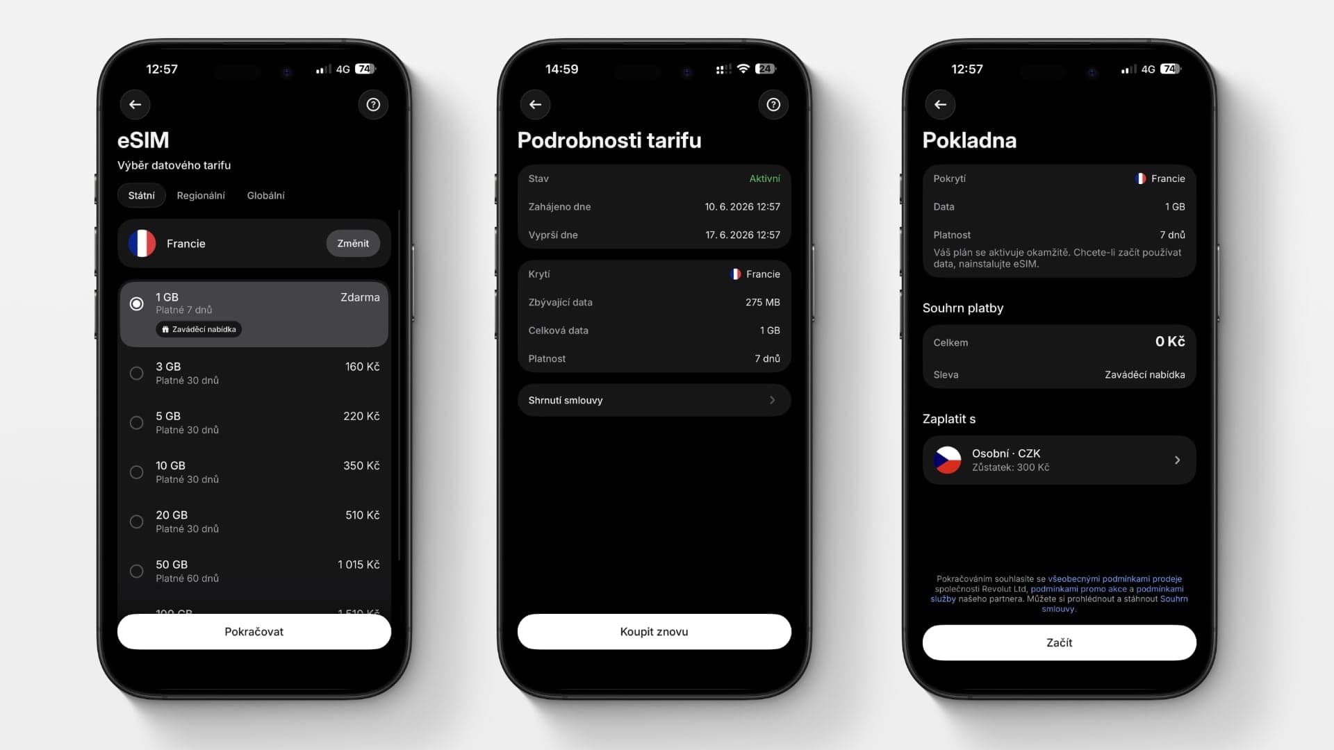 eSIM s mobilními daty zdarma od Revolutu | Zdroj: Tomáš Rajnoch