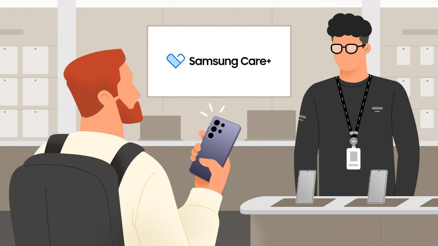 Zákazníci služby Samsung Care+ můžou v závislosti na místních podmínkách využívat podporu autorizovaných servisních středisek společnosti Samsung ve vybraných lokalitách | Zdroj: Samsung