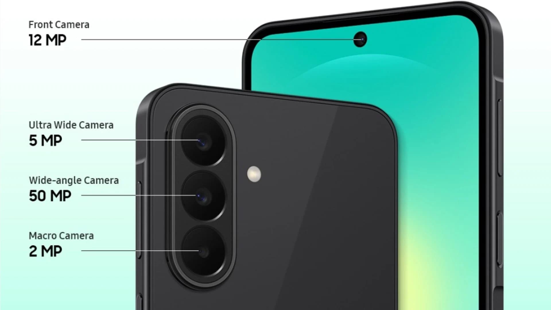 Samsung Galaxy A27 na produktovém snímku | Zdroj: Samsung