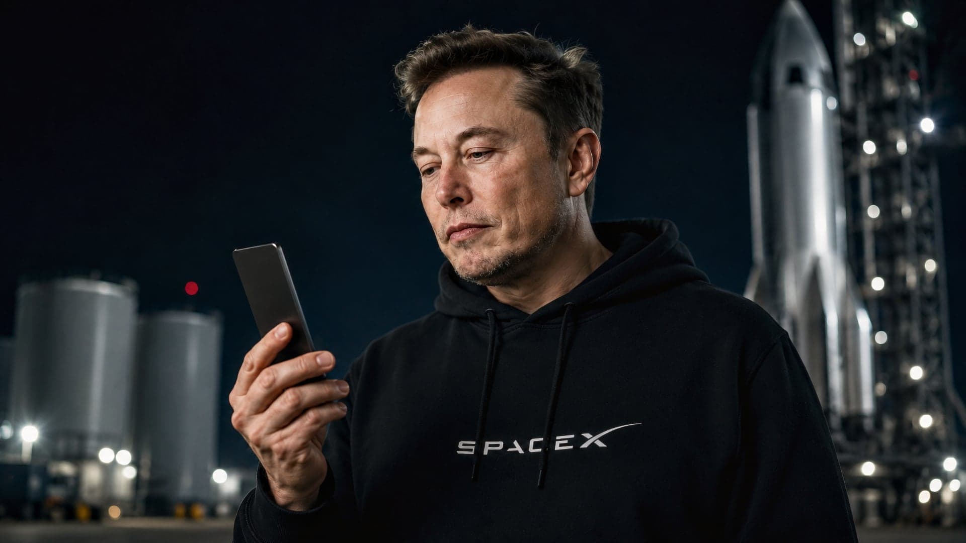 Elon Musk s prototypem AI hardwaru v ruce | Zdroj: Luboš Srb