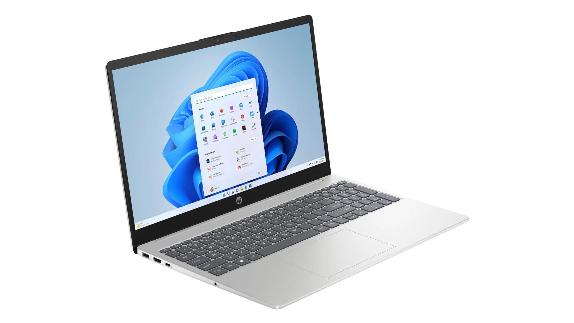 Notebook HP AI 15-fd2925nc, zepředu| Zdroj: HP
