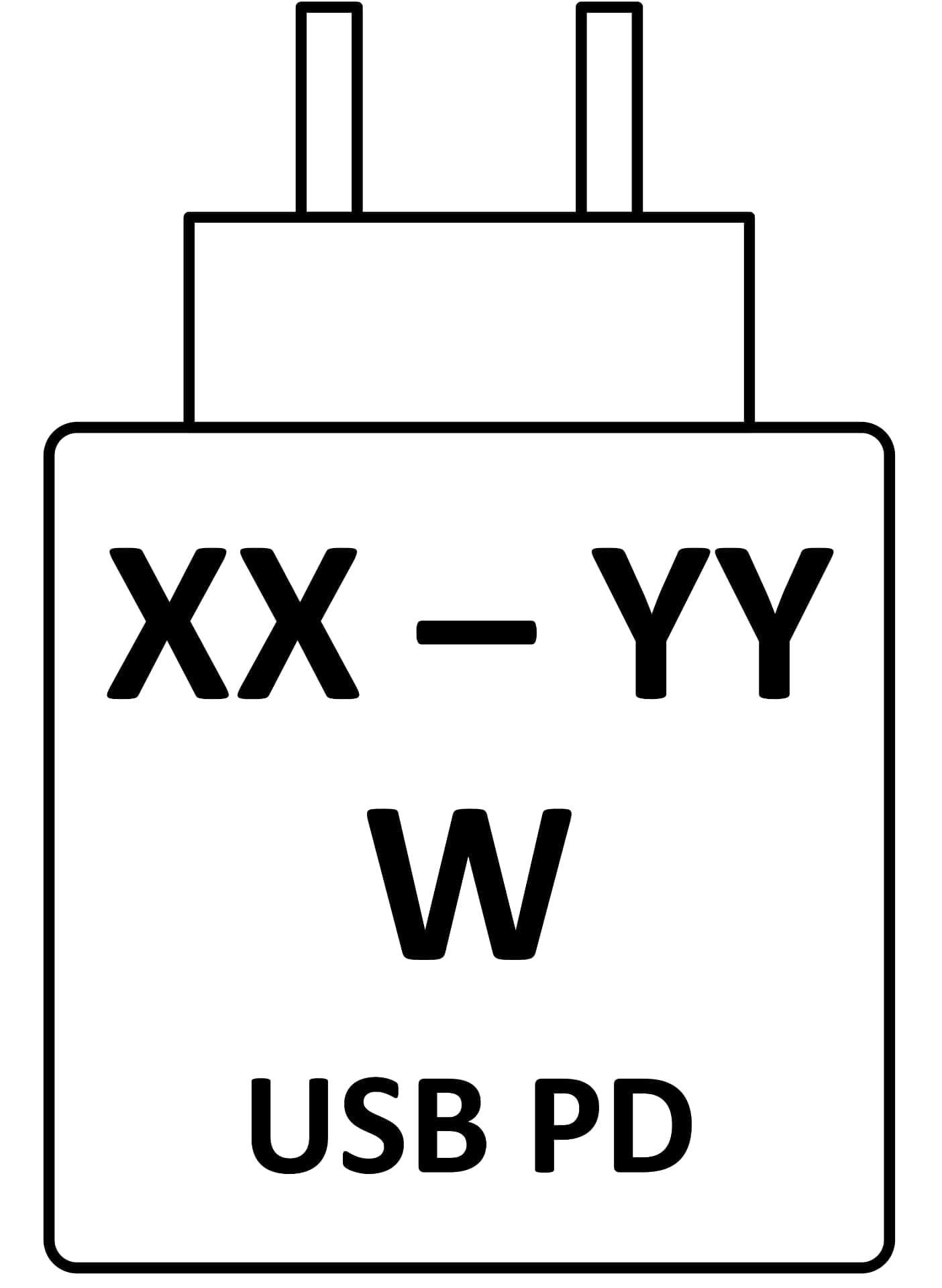 Piktogram EU, nabíječka s USB PD je součástí balení | Zdroj: EU