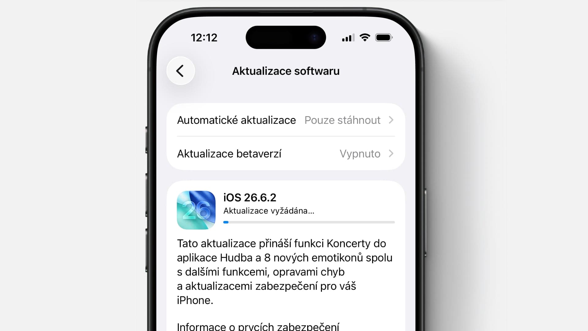 iOS 26.6.2 | Zdroj: Luboš Srb