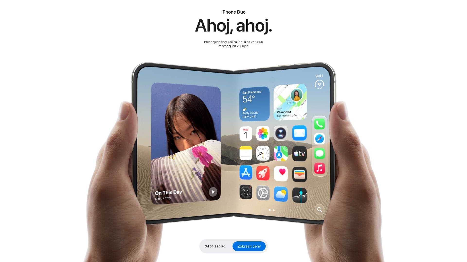 Předobjednávky a prodej nového iPhonu Duo na českém e-shopu Applu | Zdroj: Apple