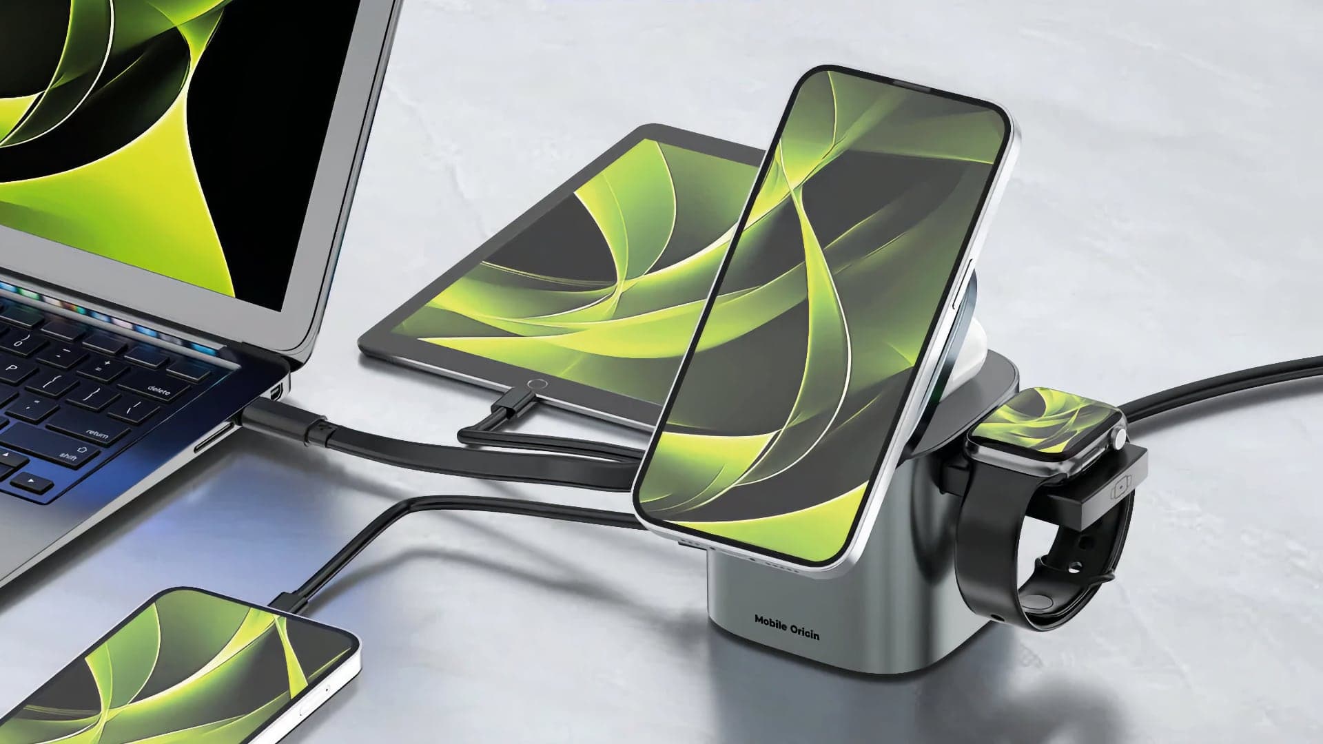 Nabíjecí kostka Mobile Origin 100 W | Zdroj: Alza