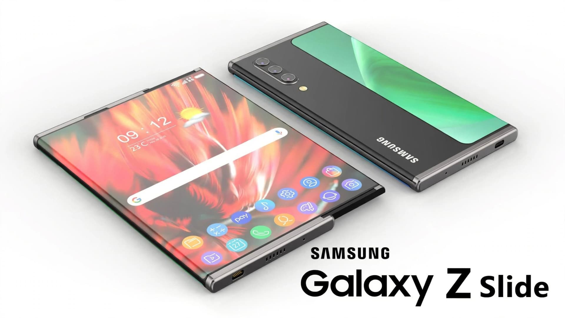 Koncept Samsungu Galaxy Z Slide | Zdroj: MTM