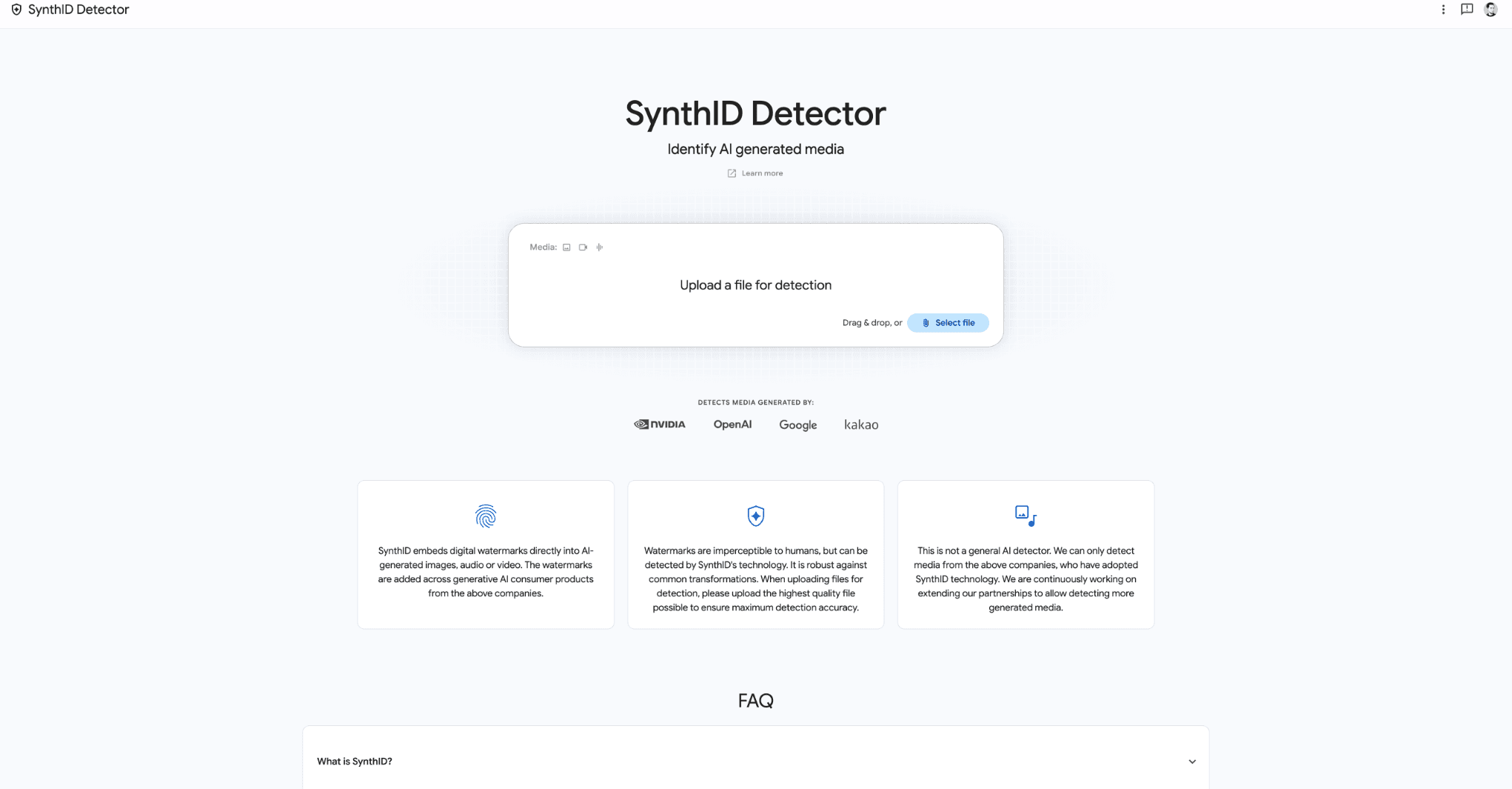 SynthID Detector | Zdroj: Luboš Srb
