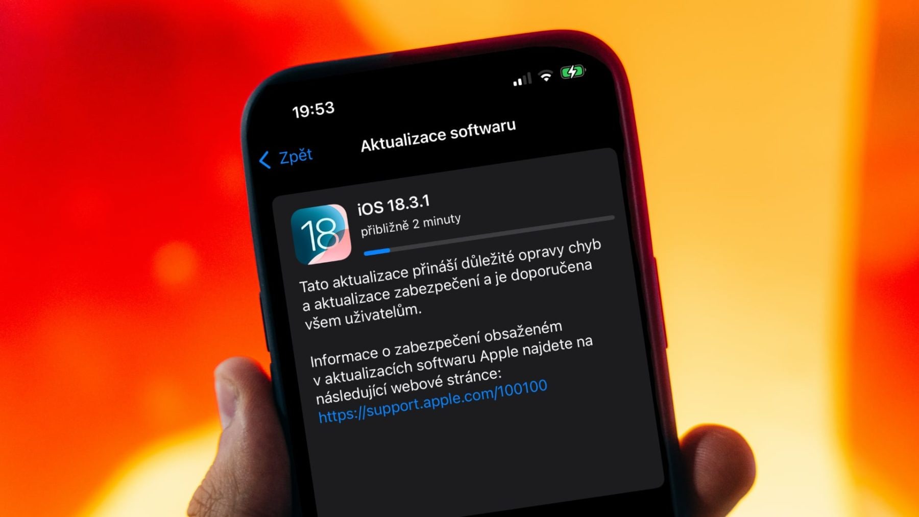 Aktualizace iOS 18.3.1 na iPhonu | foto: Unsplash, Luboš Srb