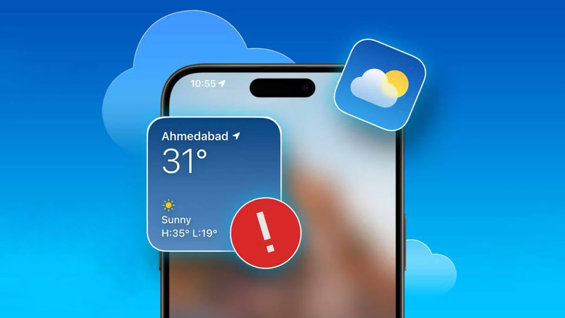Aplikace počasí na mobilu | foto: iGeeksBlog