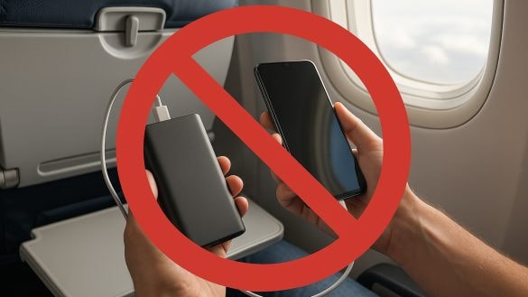 Nová pravidla na obloze: Aerolinky zakazují nabíjení mobilů kvůli riziku požáru
