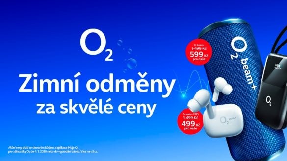 O2 potěší miliony Čechů. Využijte tento bonus, který operátor přichystal na zimu