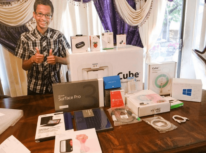 Ahmed Mohamed Microsoft Surface Pro 3