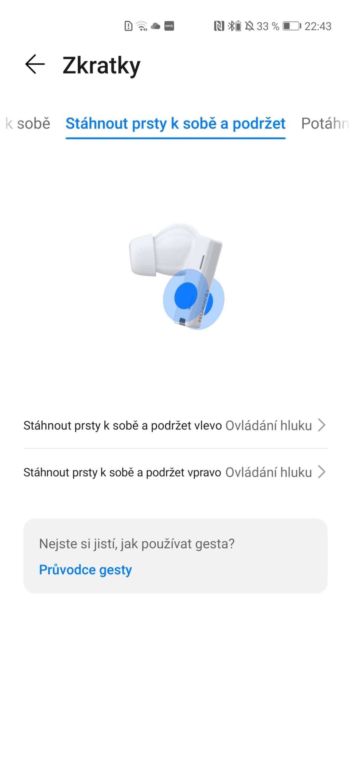 Huawei FreeBuds Pro, aplikace