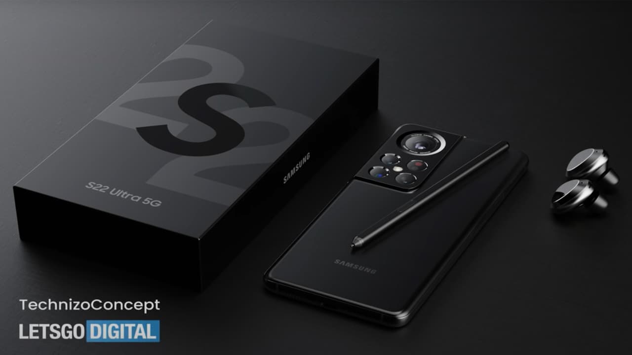 Samsung Galaxy S22 Ultra koncept