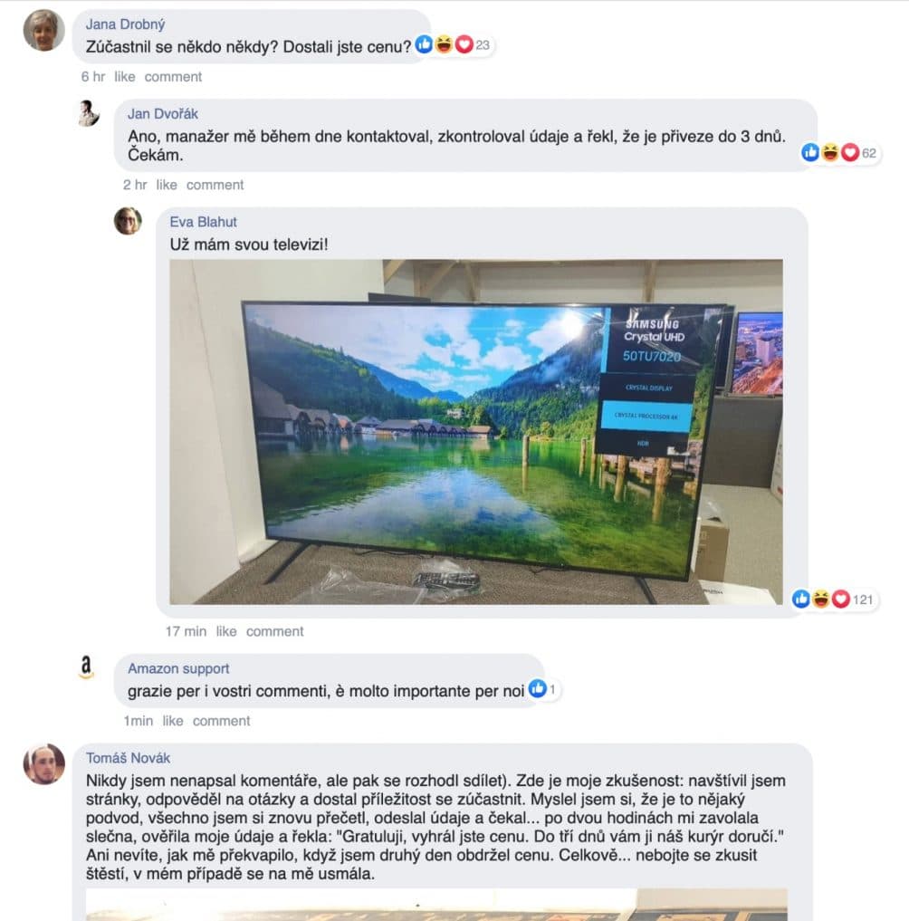 Samsung podvod 4K televize