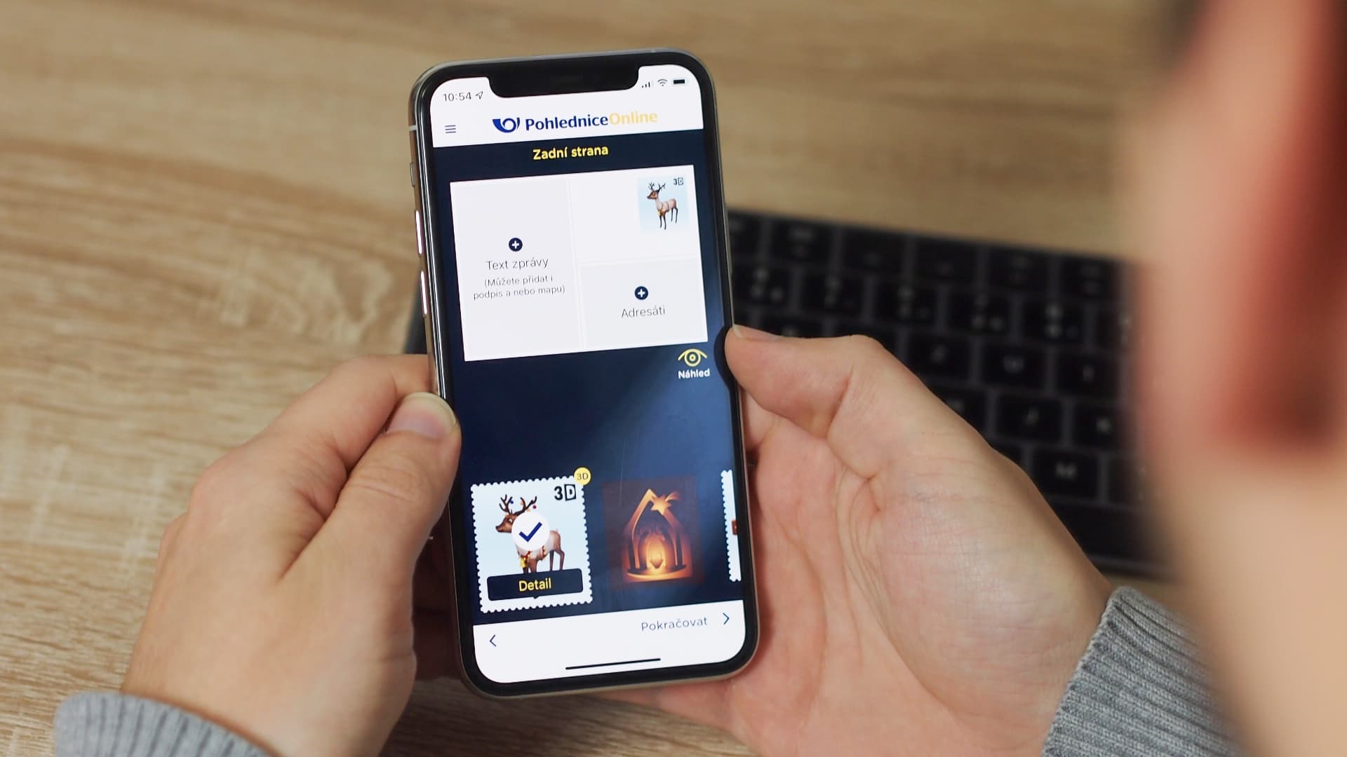 Česká pošta, Pohlednice Online