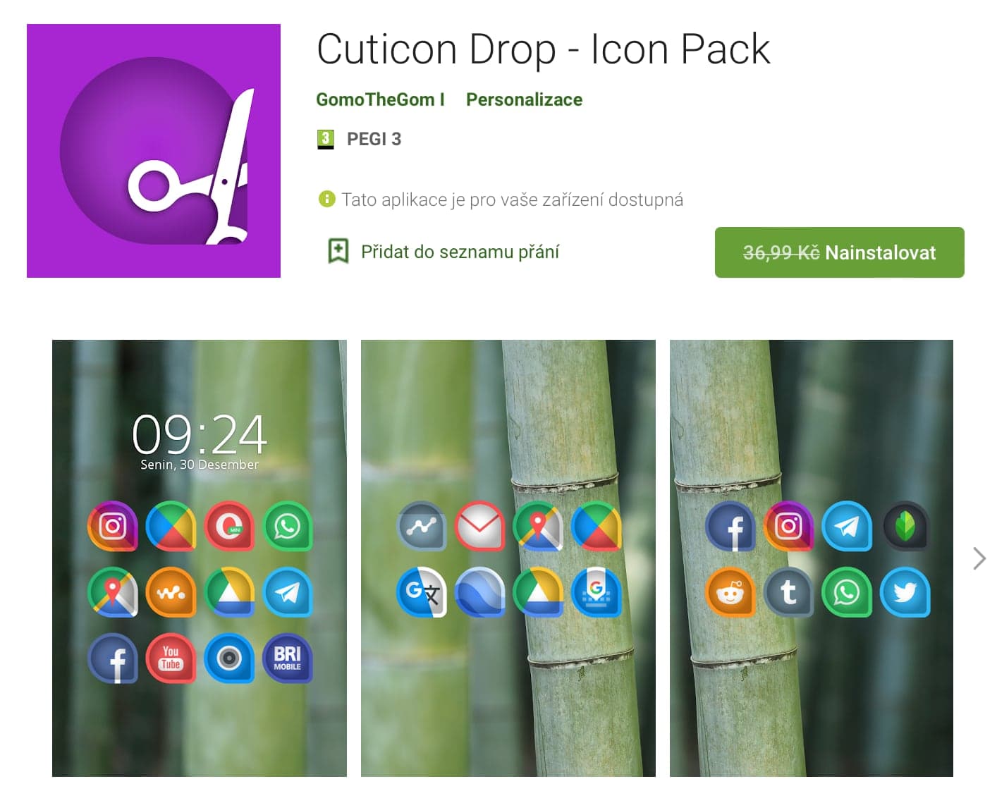 Cuticon Drop – Icon Pack