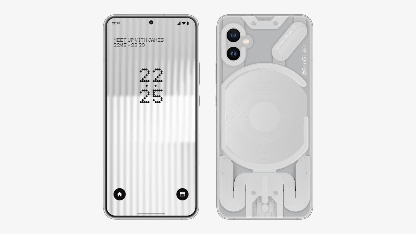 Tenhle koncept Nothing Phonu 1 vypadá opravdu úžasně | foto: Ben Geskin