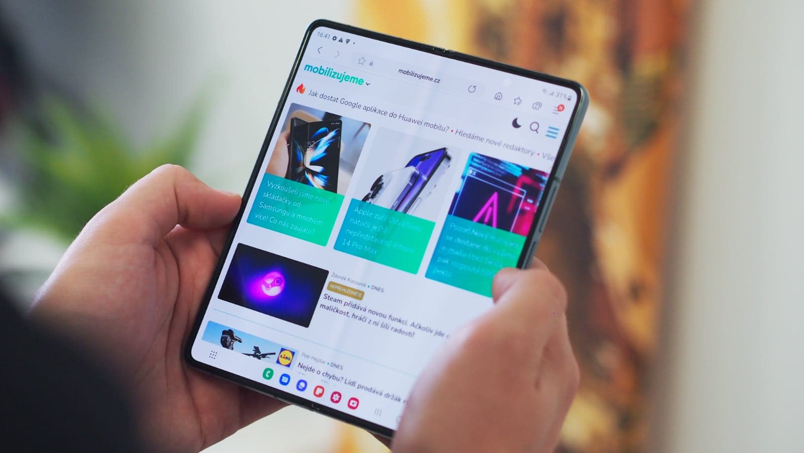 Obrovská pracovní plocha Samsungu Galaxy Z Fold 4