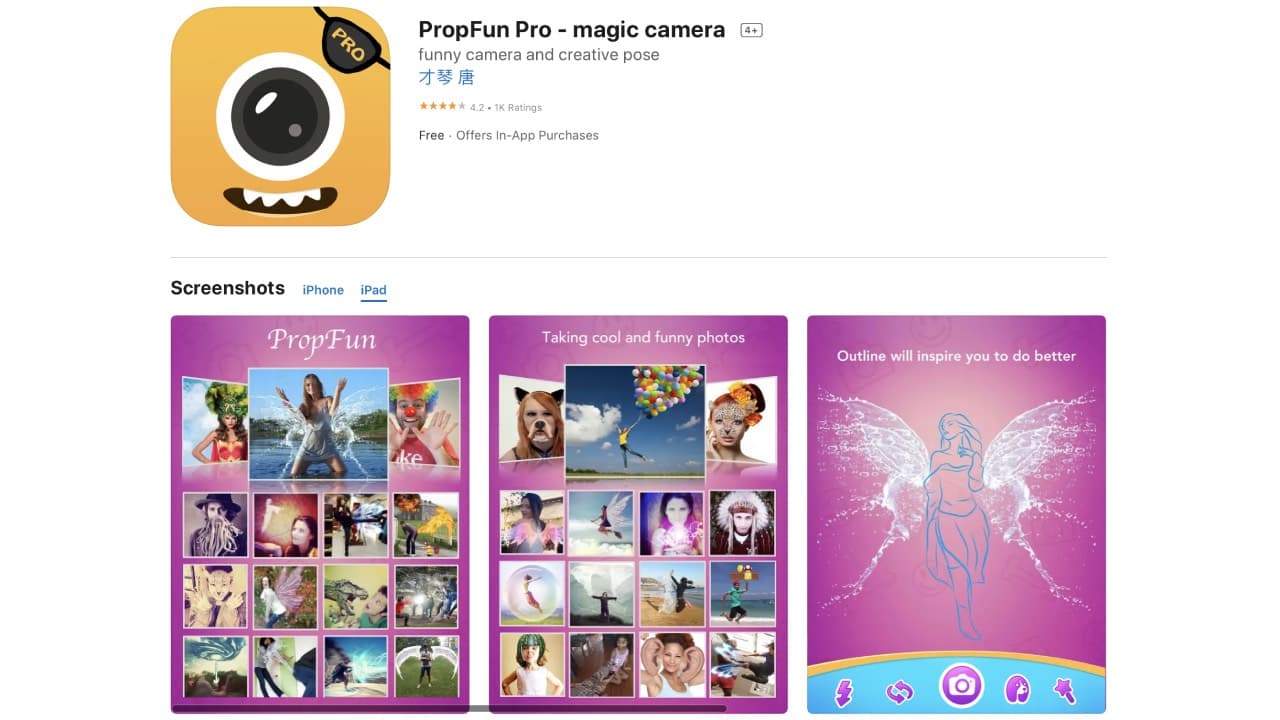 PropFun Pro - magic camera