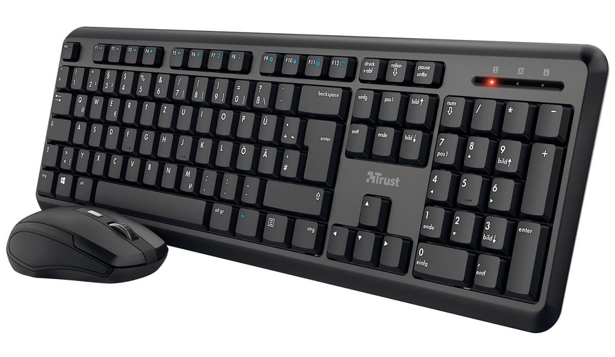 Sada bezdrátové klávesnice a myši