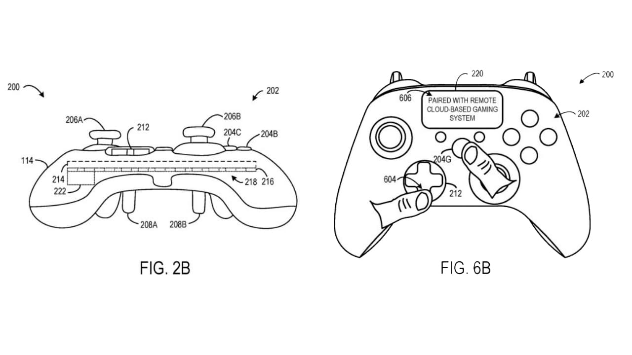 Ovladač Xbox patent