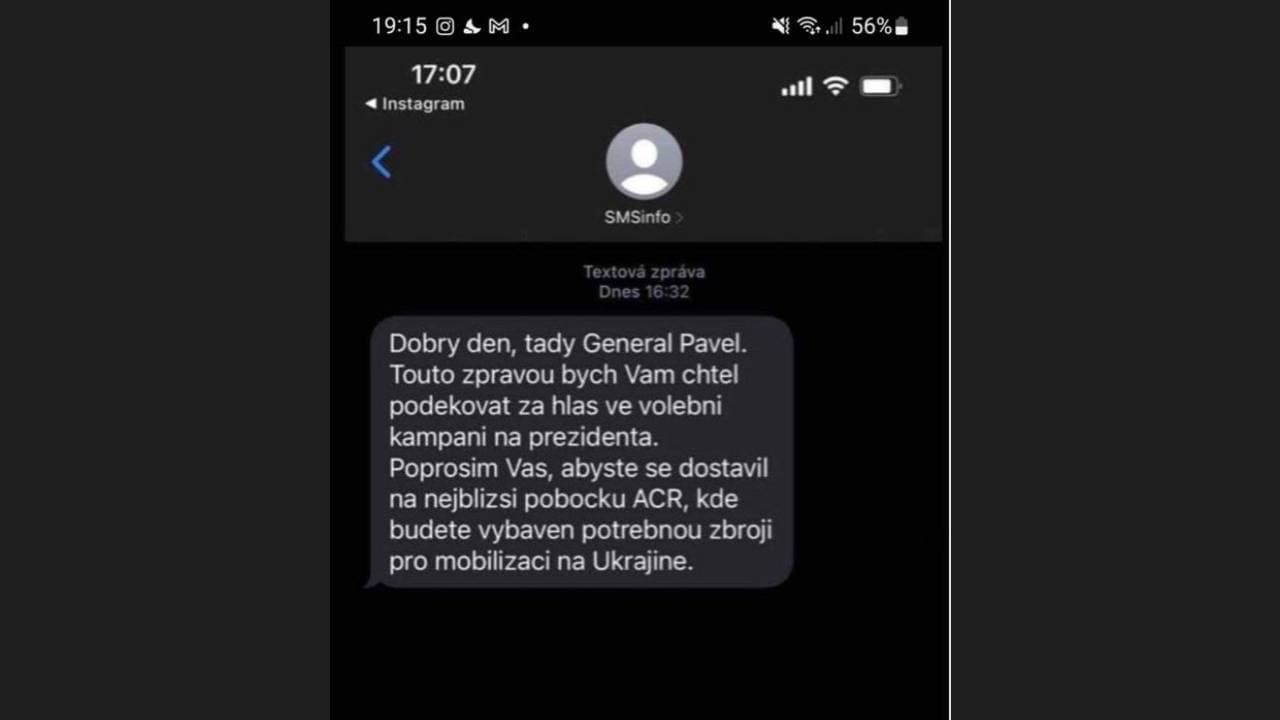 Podvodné SMS zprávy straší válkou