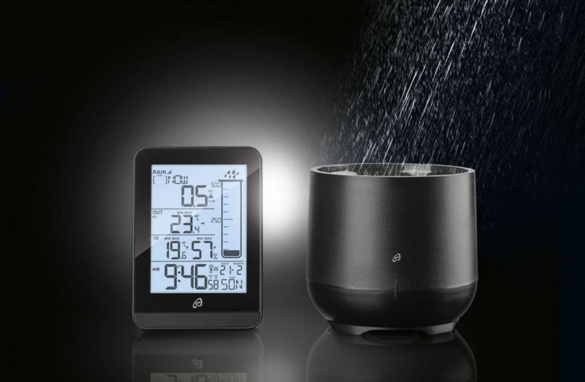 Bezdrátová meteostanice s měřením množství srážek z Lidlu