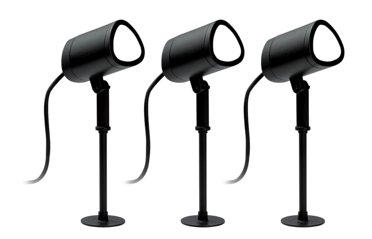 Sada zahradních LED reflektoru z Lidlu