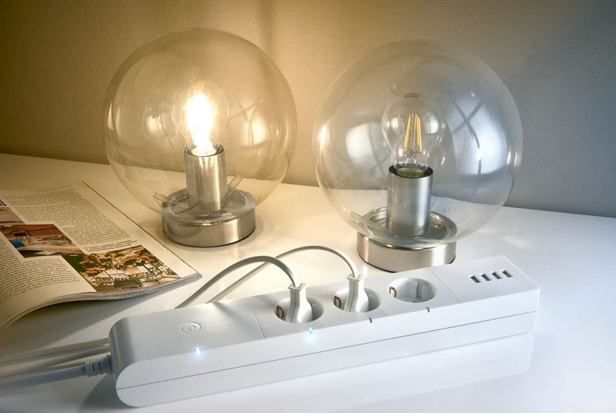 Zásuvková lišta s USB z Lidlu