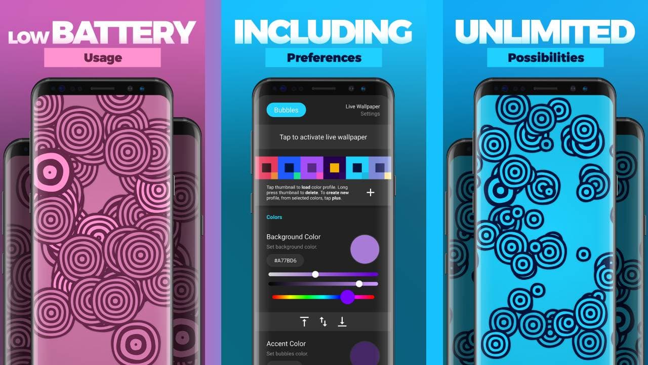 Bubbles Live Wallpaper