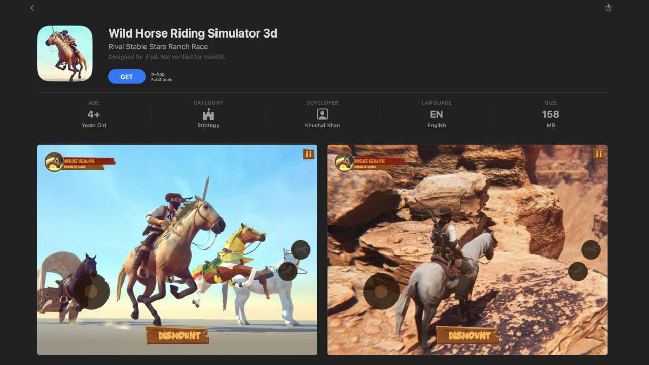 Wild Horse Riding Simulator 3d