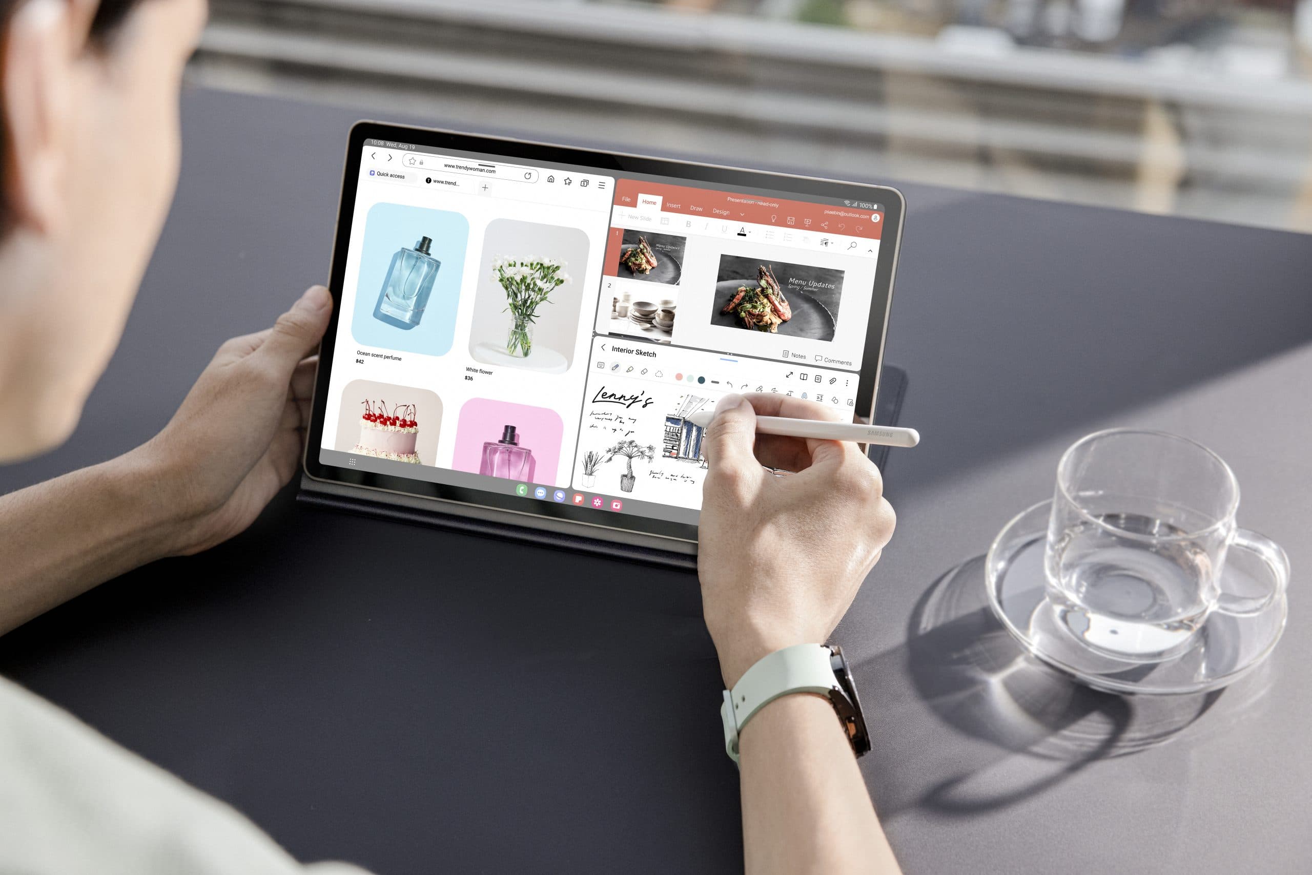 Stylus S-Pen lze využít v kupě dedikovaných aplikací, jež řada Tab S9 nabízí
