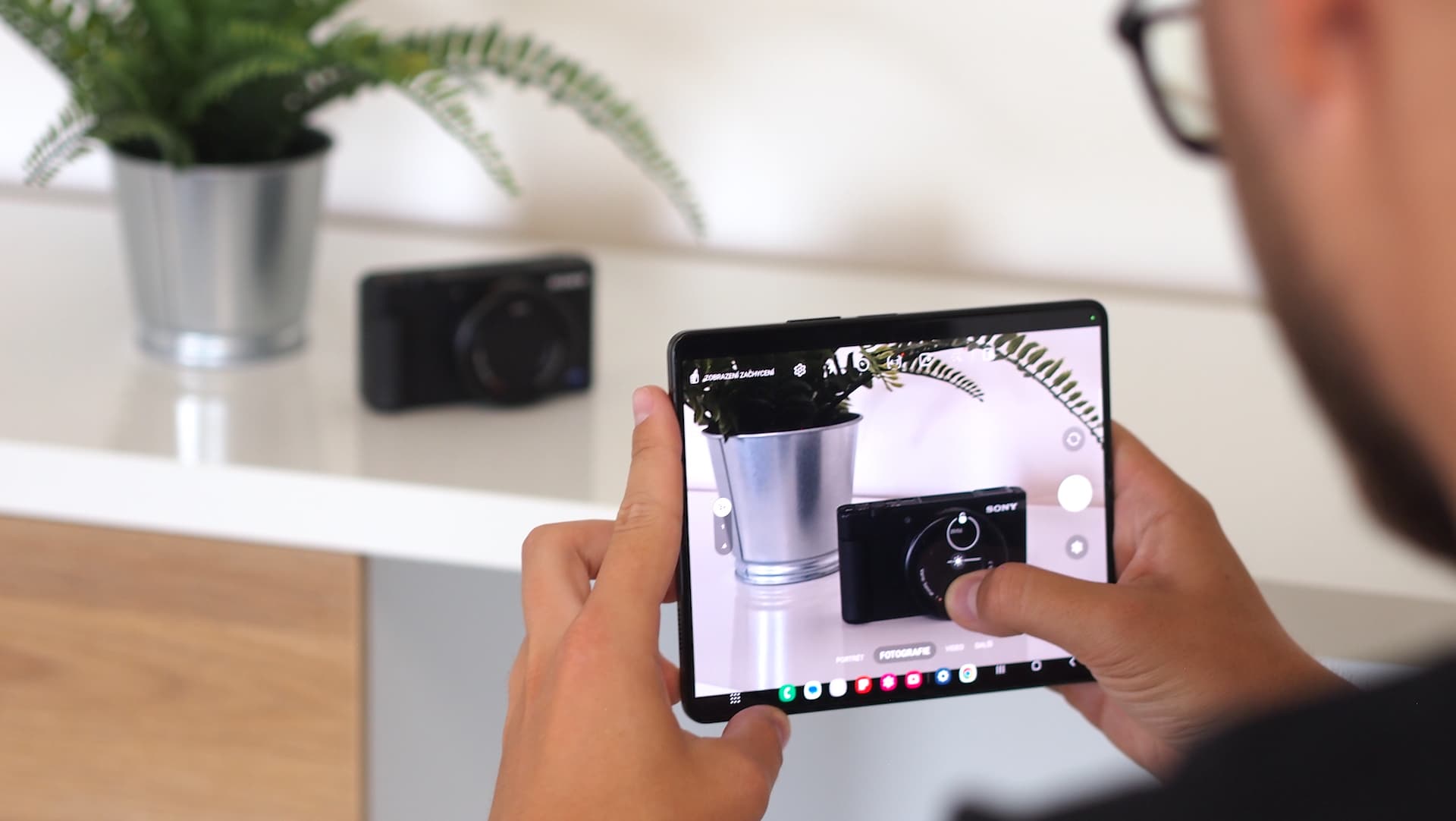 Focení s Galaxy Z Fold 5