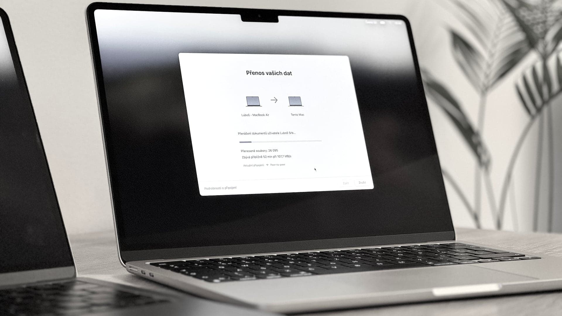 Přenos dat ze starého do nového MacBooku