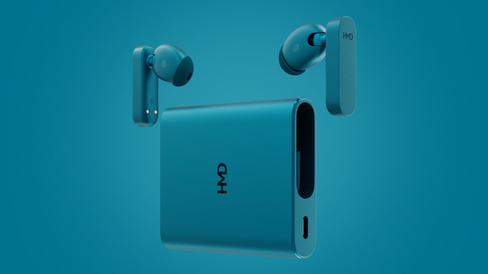 Pouzdro se sluchátky AMD Amped Buds | foto: HMD Global