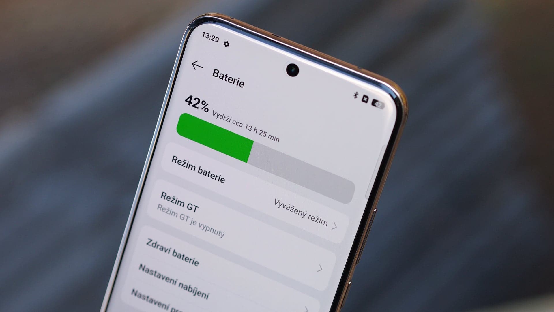 Realme 14 Pro+, baterie | foto: Luboš Srb