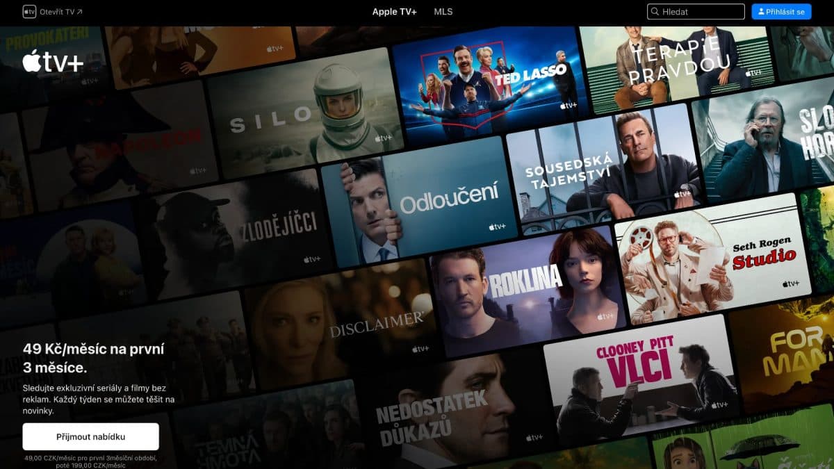 Apple TV+ je teď v akci jen za 49 Kč místo 199 Kč měsíčně | foto: Tomáš Rajnoch