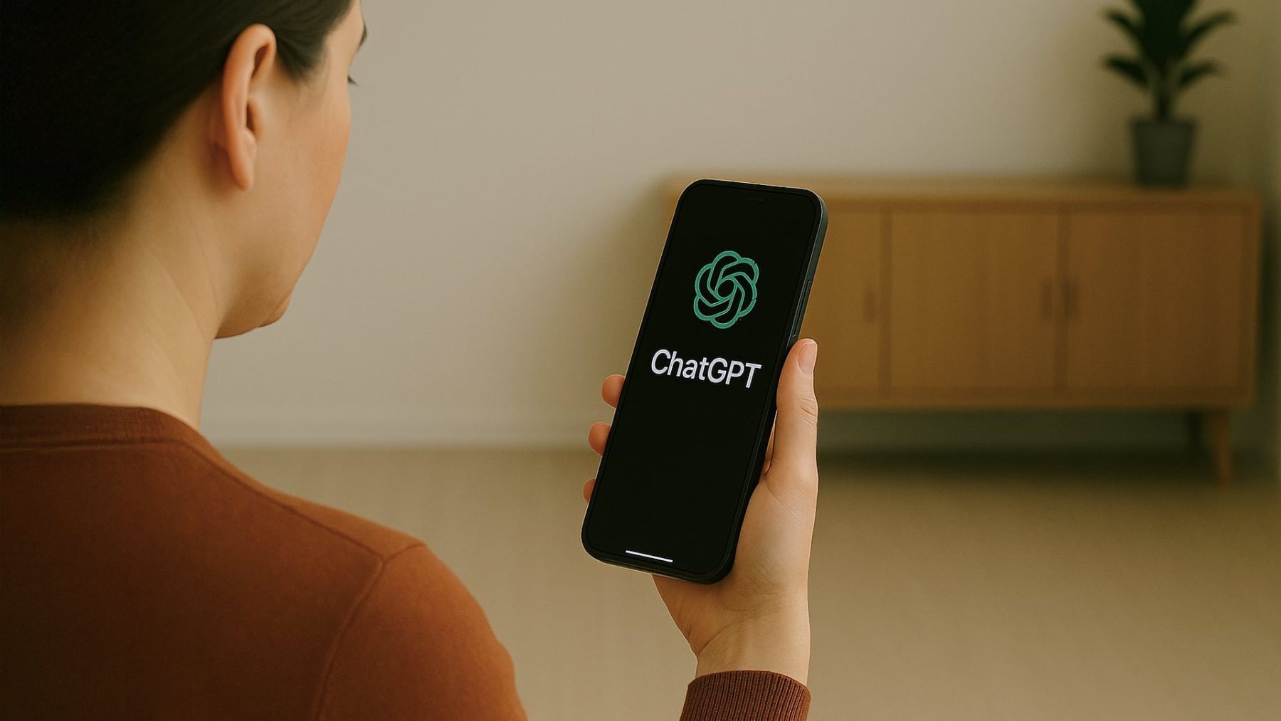 ChatGPT na mobilu | foto: Matěj Srb