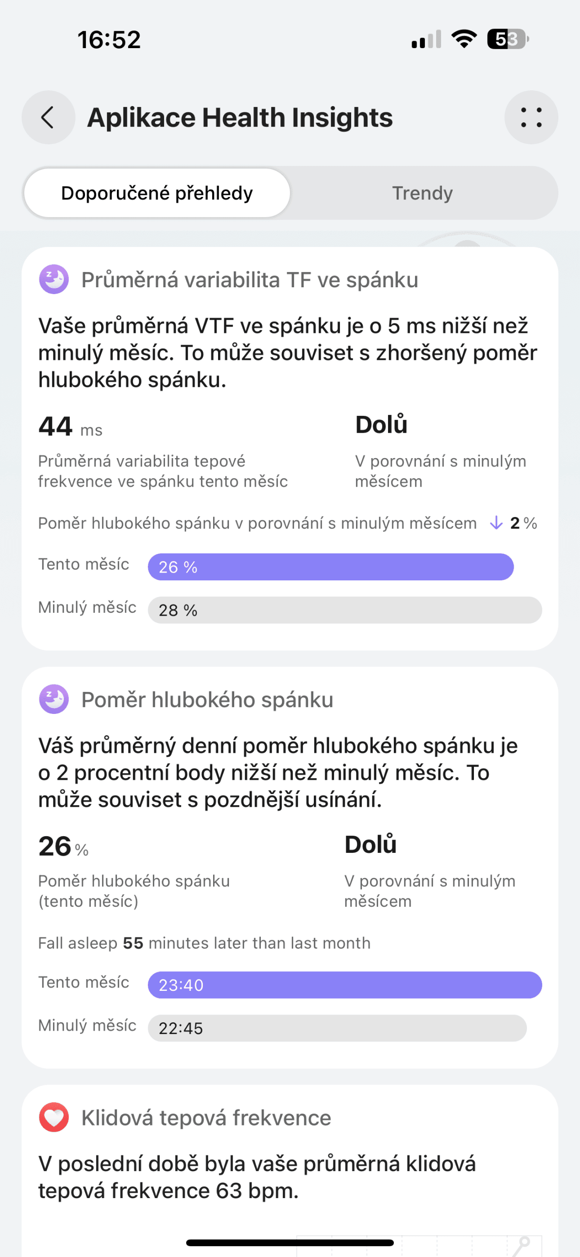 Zdravotní přehled