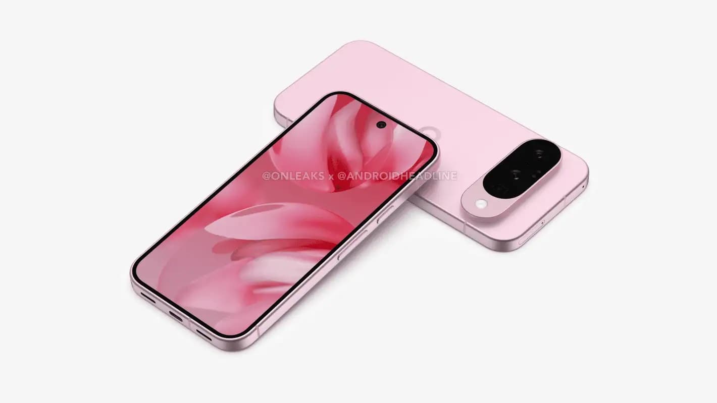 Pixel 10 na neoficiálním renderu | foto: OnLeaks / Android Headlines