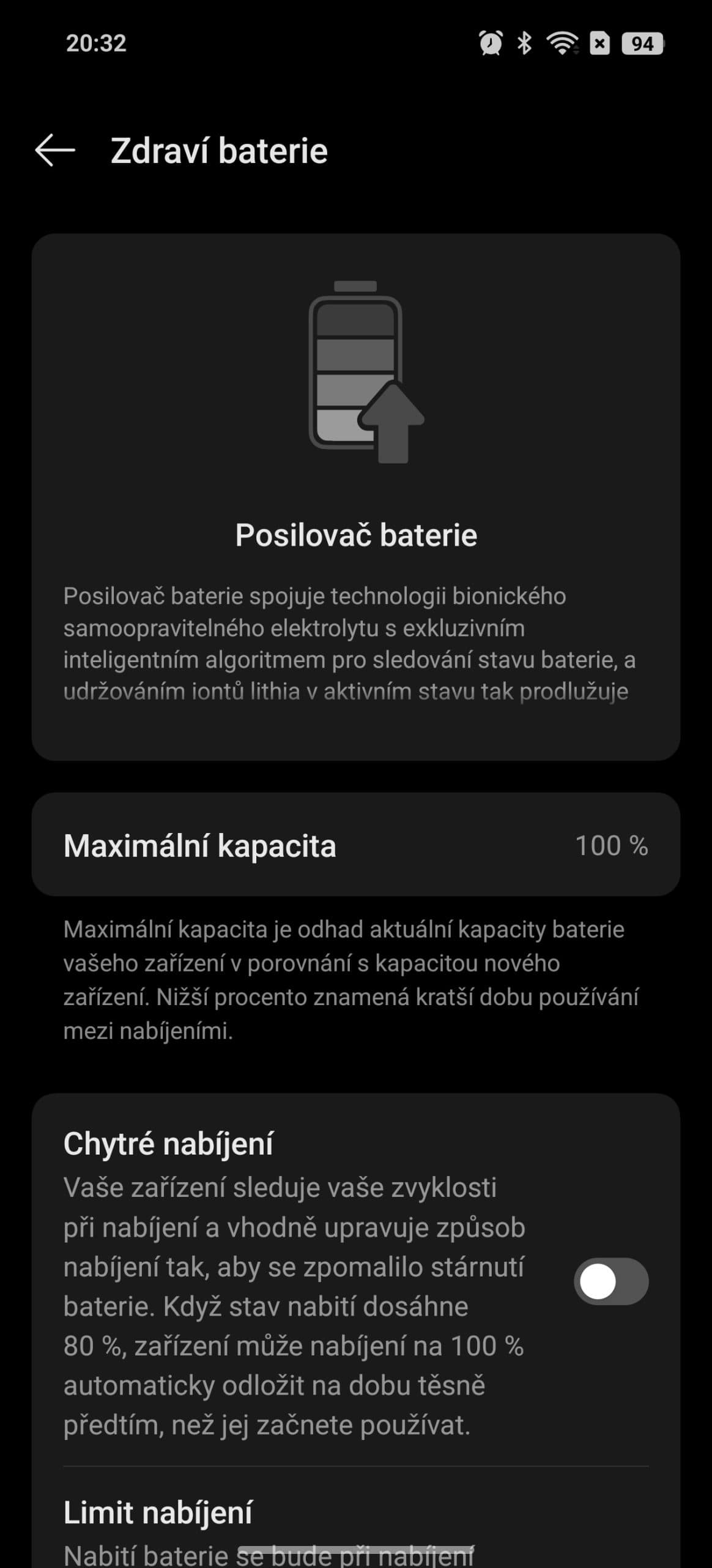 Zdraví baterie