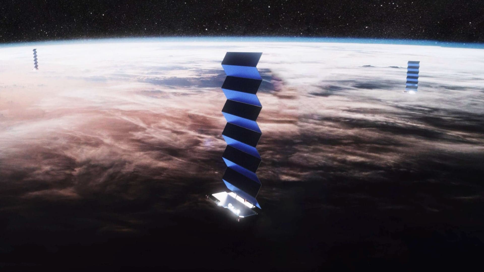 Satelit společnosti Starlink na oběžné dráze | foto: Starlink