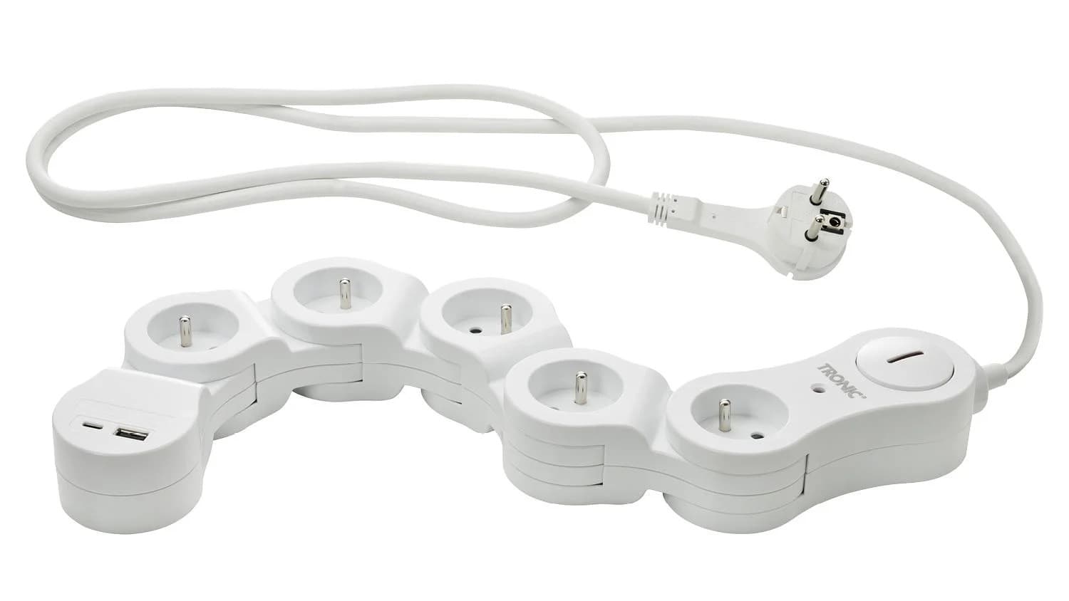 Zásuvková lišta, bílá | Zdroj: Lidl