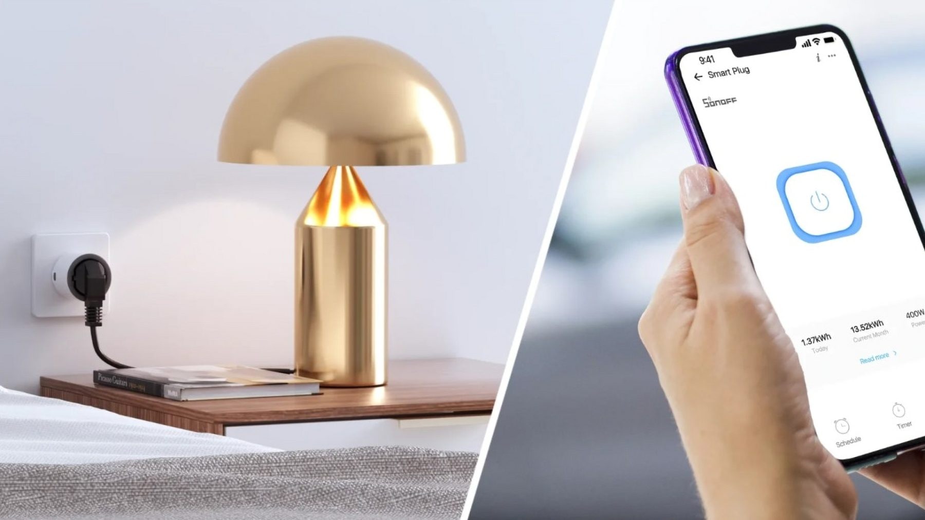 Chytrá zásuvka SONOFF iPlug Wi-Fi Smart Plug (S60 Series) | Zdroj: Alza